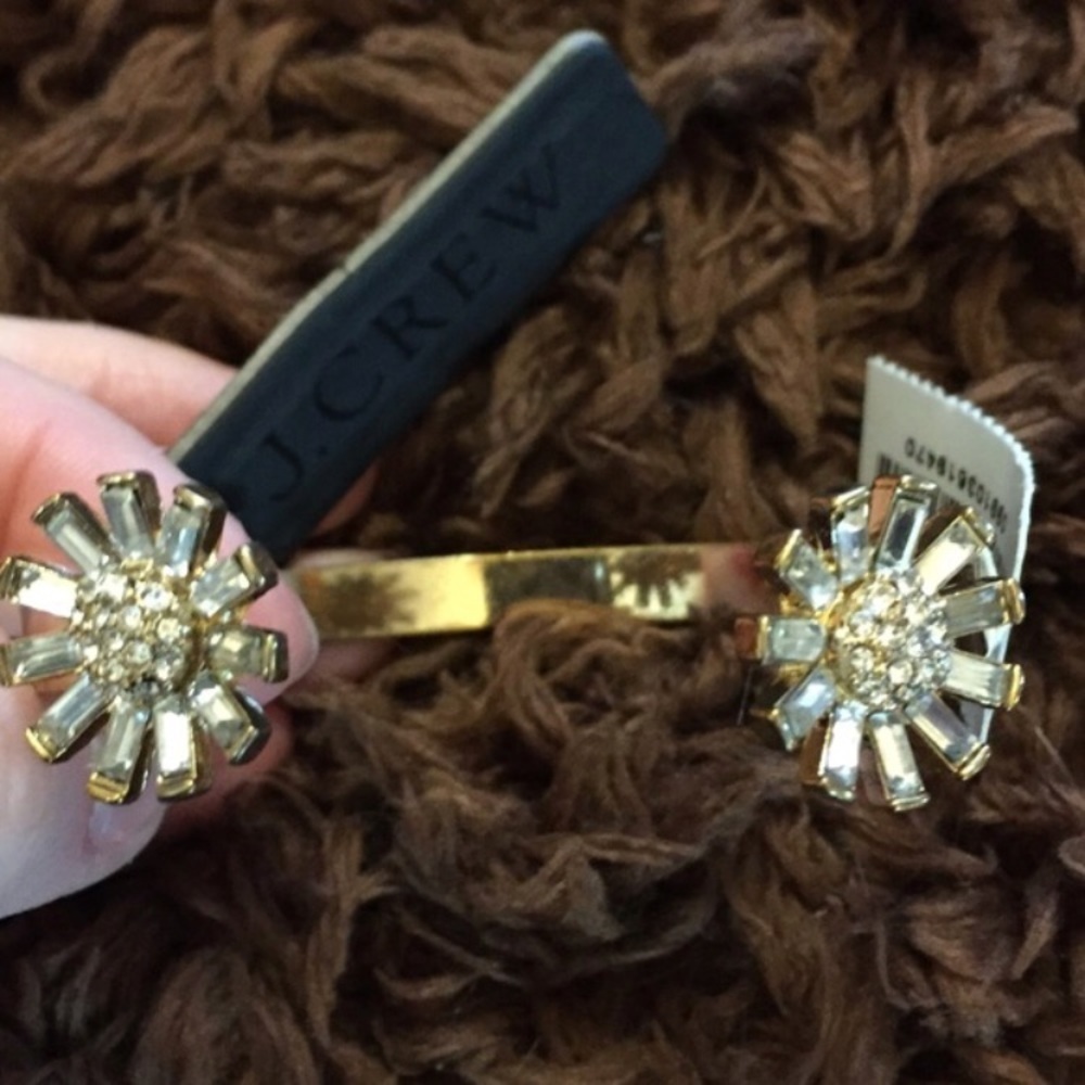 ⛱️🔥J.Crew - Gold Open Starburst Bangle - OS
